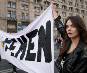 Kadr z filmu Jestem Femen