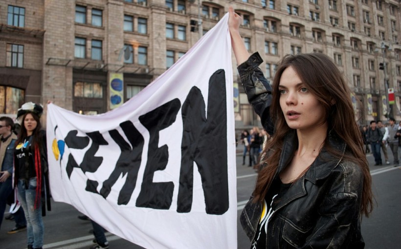 Kadr z filmu Jestem Femen
