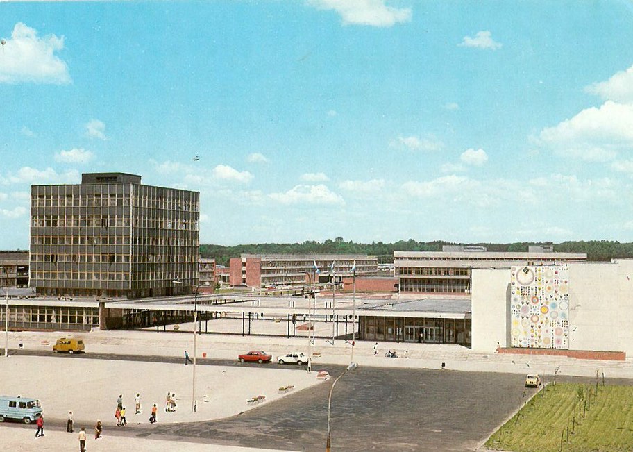 Kampus UMK, Pocztówka z Torunia z lat 70.