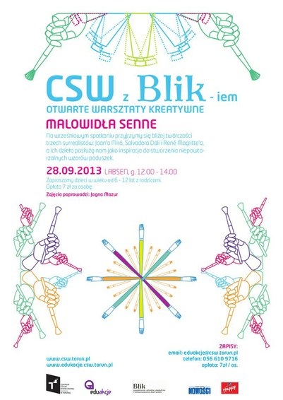 Plakat CSW z Blikiem