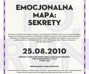 Plakat EMocjonalna Mapa