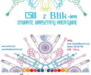 Plakat CSW z Blikiem
