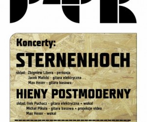 Plakat Sternenhoch + Hieny Postmoderny