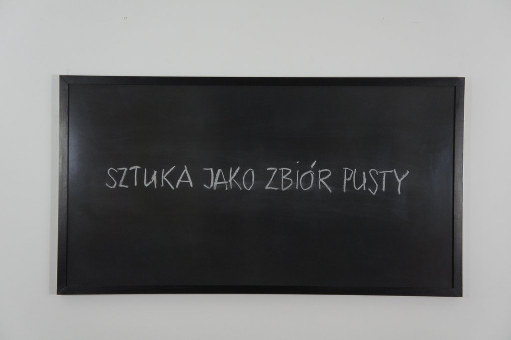 Jarosław Kozłowski, Hipotezy, 1976, plansze tekstowe, fot. dzięki uprzejmości artysty