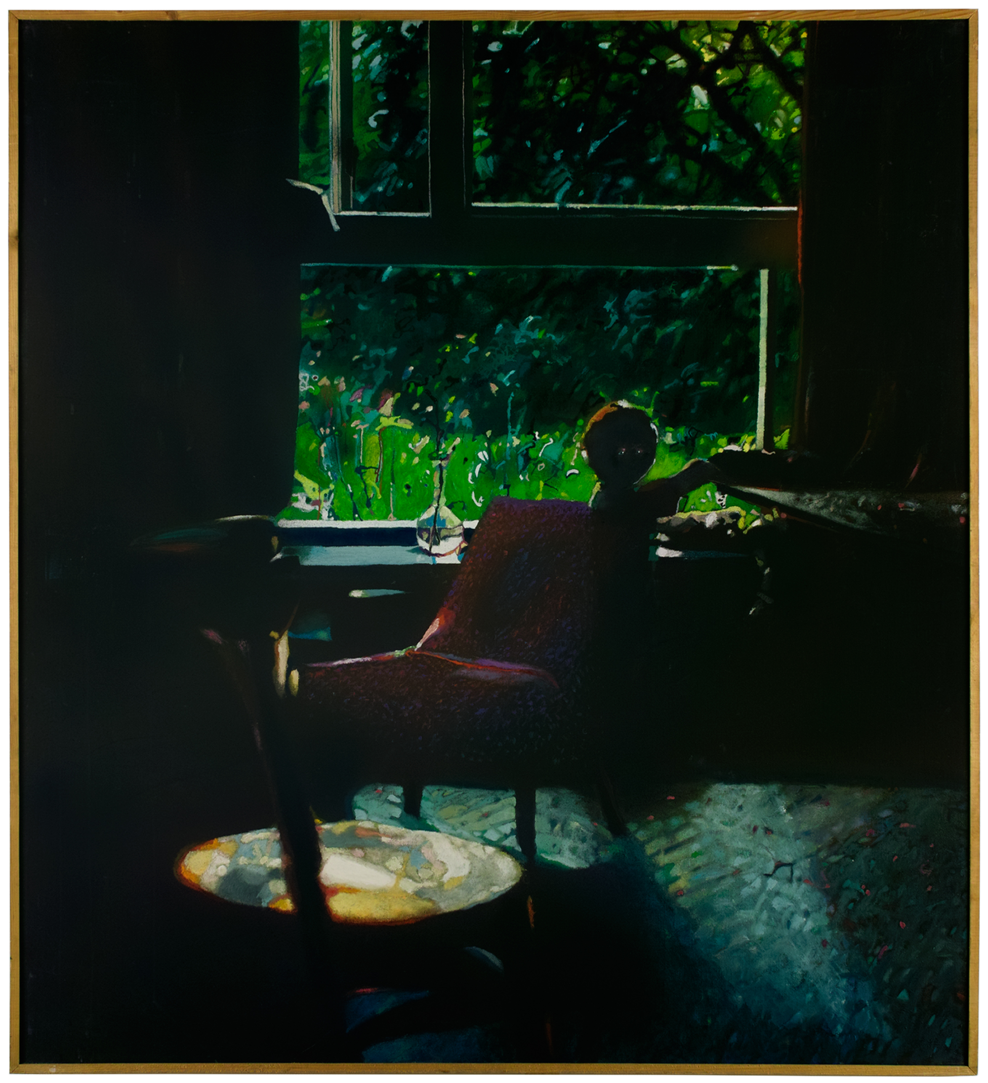 Zbysław M. Maciejewski, Nieoczekiwana obecność, 1983, olej, akryl na płótnie, 150 x 137 cm, kolekcja CSW „Znaki Czasu” w Toruniu