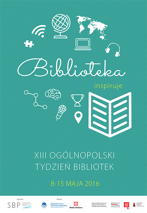 Tydzień Bibliotek 2016 - plakat
