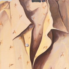 Grzegorz Kozera, Koszula (z cyklu Koszule), 2009, olej na płótnie, 46 x 33 cm